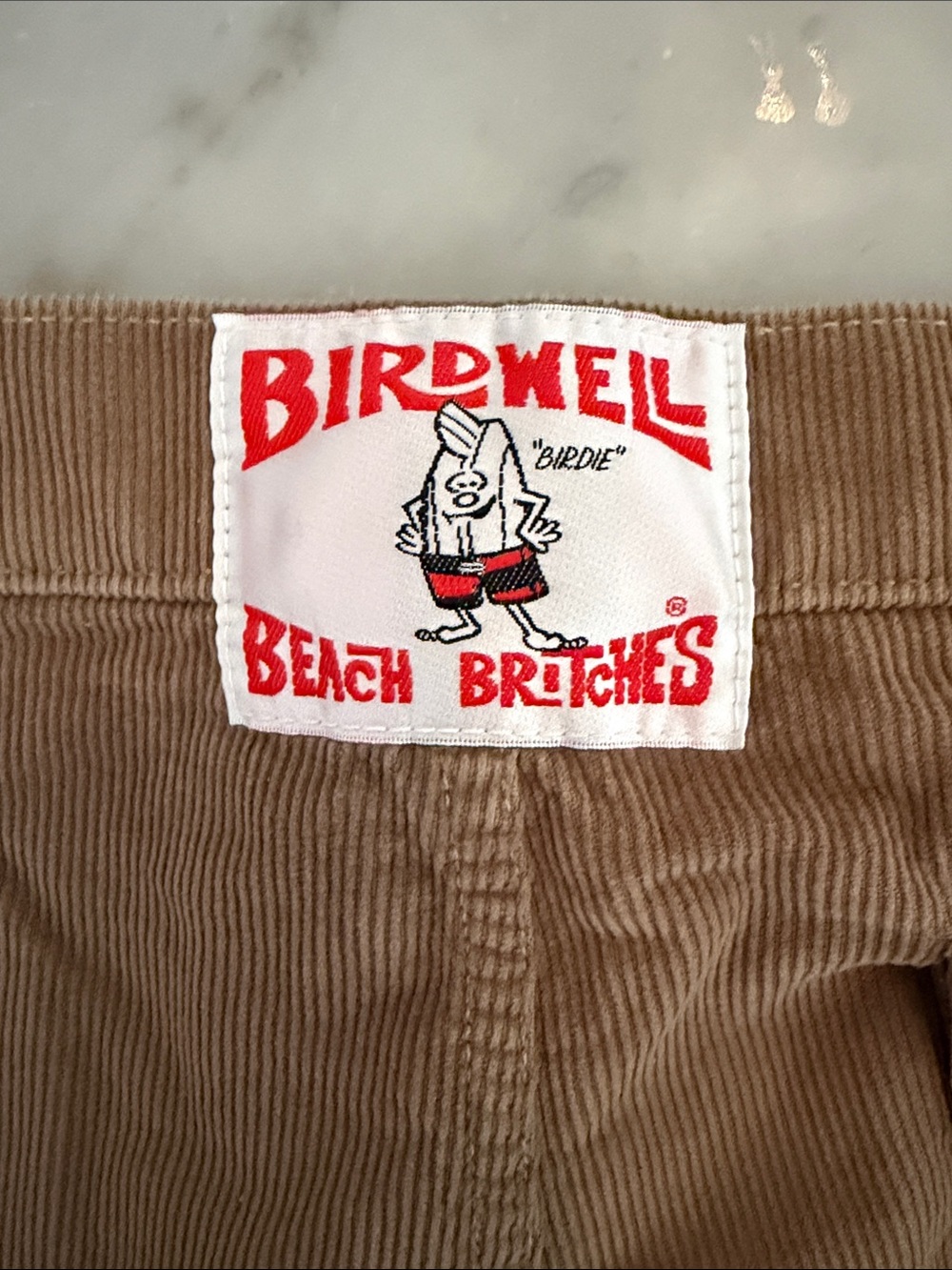 Birdwell Beach Britches 32 Brown Corduroy - Picture 2 of 7